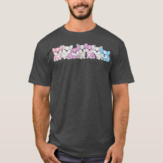 Intergender Flagga Pride Lgbtq Hundar Intergender T Shirt