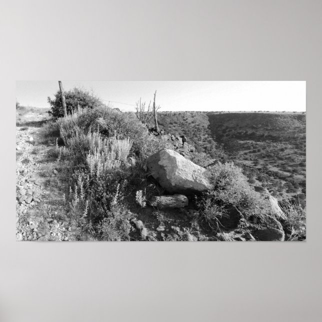 Intering av Black Mesa Plateau (Färg avsaltad) Poster (Framsidan)