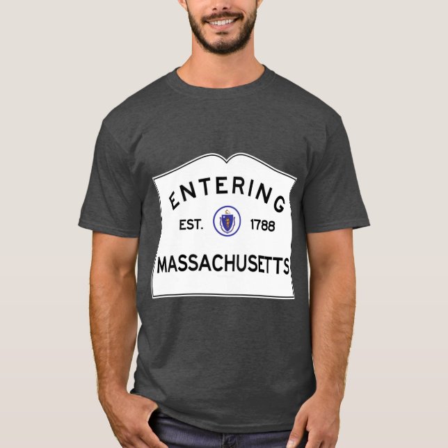 Intering av Massachusetts Commonwealth of Massachu T Shirt (Framsida)