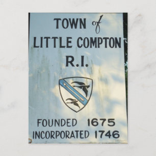 Intering Little Compton, RI Vykort