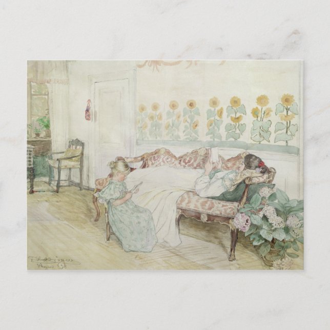 Interiör, 1898 vykort (Framsida)