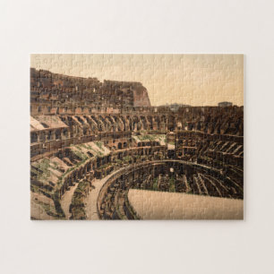 Interiör av Colosseum, Rom, Italien Pussel