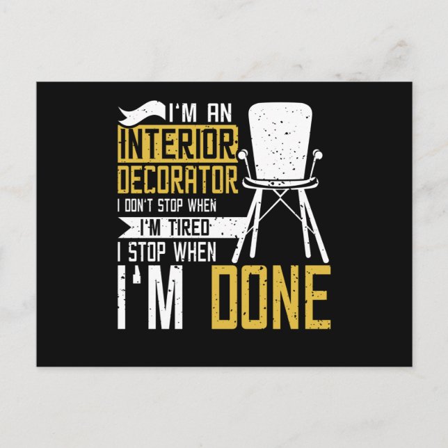 Interior Decorator Vykort (Framsida)