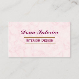 Interior Designer Business Card Visitkort