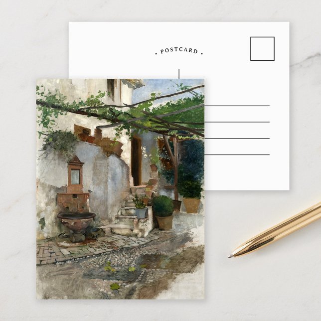 Interiör från bondgård i södra Spanien | Hugo Birg Vykort (Skapare uppladdad)