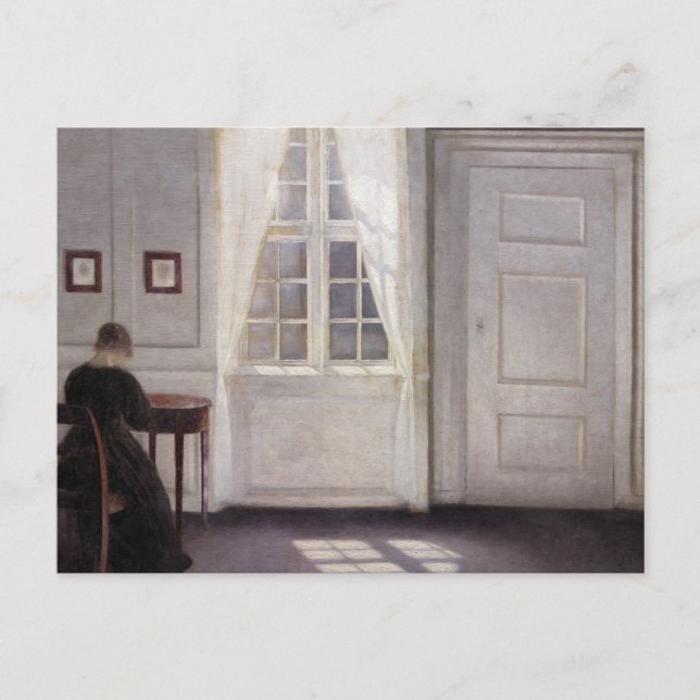 Interiör i Strandgade, Solljus på golvet Vykort (Framsida)