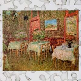 Interiör på en restaurang av Vincent van Gogh Pussel