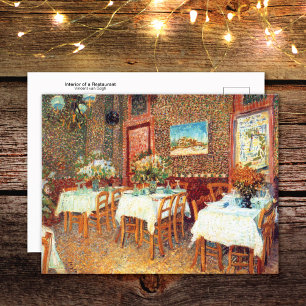 Interiör Restaurang Vincent van Gogh Vykort