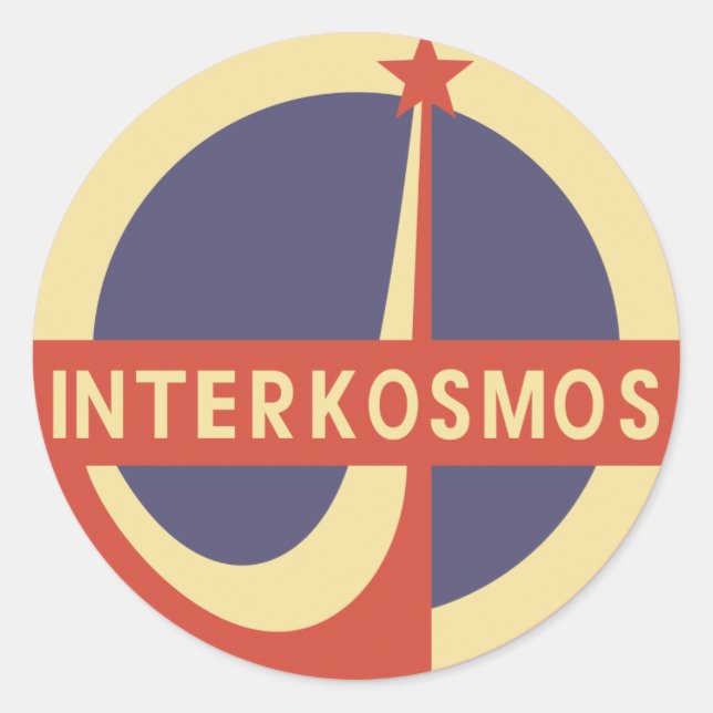 Interkosmos Runt Klistermärke (Framsida)