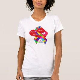 Interlaced Autism Ribbon T Shirt
