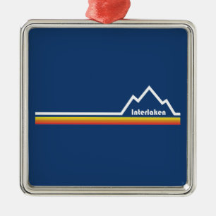 Interlaken, Schweiz Julgransprydnad Metall