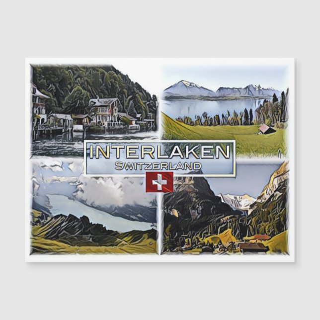 Interlaken - Schweiz - Mosaic - (Framsida)