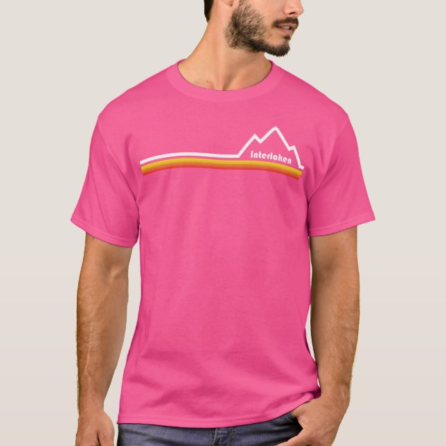 Interlaken Schweiz T Shirt (Framsida)
