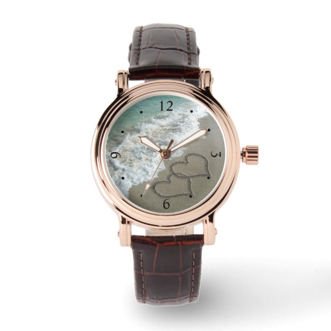 Interlåsande hörn på Beach Sand Armbandsur (Framsida)