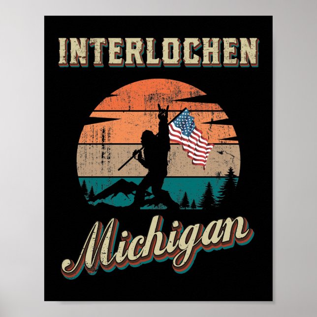 Interlochen Michigan Poster (Framsidan)
