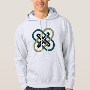 Interlocking X herrtröja med huva Hoodie