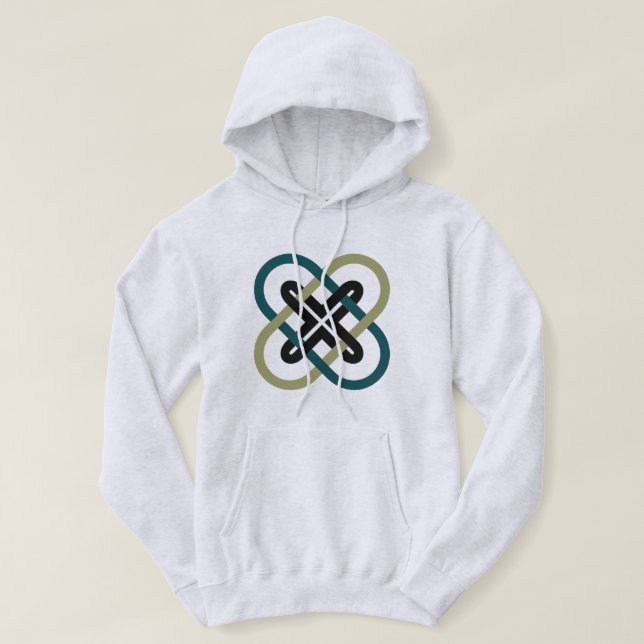 Interlocking X Men's Hooded Sweatshirt (Design framsida)