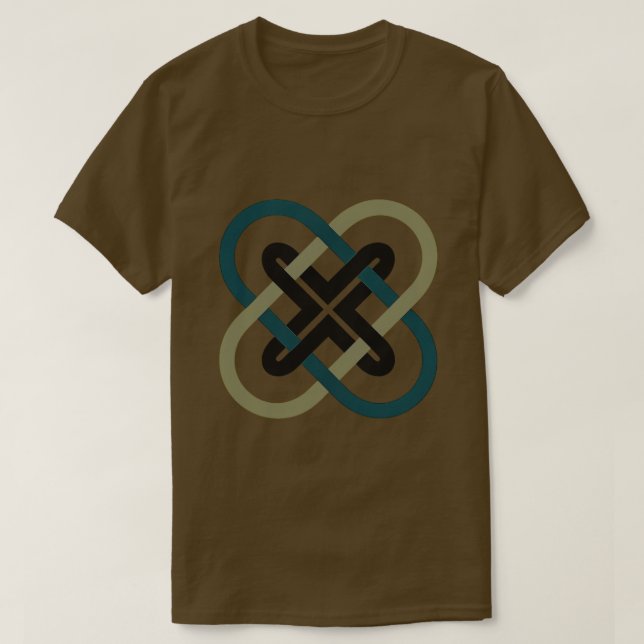 Interlocking X Mörk T-Shirt (Design framsida)