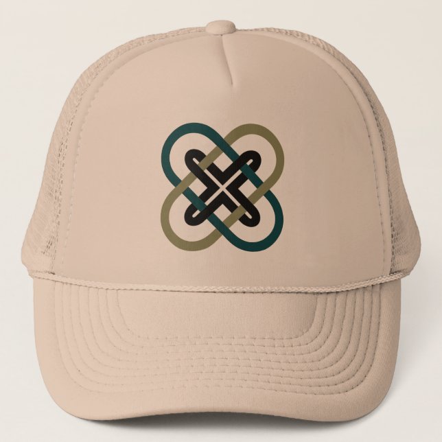 Interlocking X Trucker Hat Keps (Framsida)