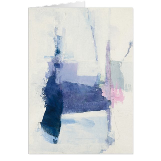 Interlude | Abstrakt i blått Hälsningskort (Framsidan)