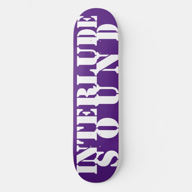 INTERLUDE LJUD 8 1/2-tums Skateboard-däck Mini Skateboard Bräda 18,5 Cm (Framsida)