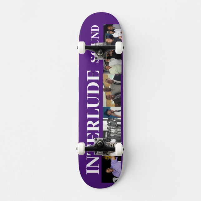 INTERLUDE LJUD / JMT SKATEBOARES / IPIX MINI SKATEBOARD BRÄDA 18,5 CM (Framsida)
