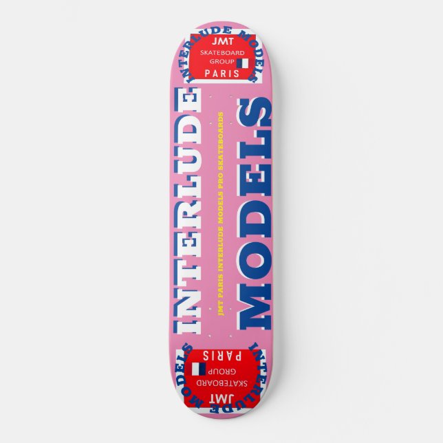 INTERLUDE MODELS 8 1/4-tums Skateboard-däck Mini Skateboard Bräda 18,5 Cm (Framsida)