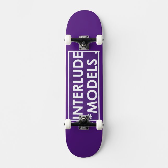 INTERLUDE MODELS/JMT SKATEBOARD/IPIXTURES MINI SKATEBOARD BRÄDA 18,5 CM (Framsida)