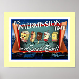 Intermission Snack Bar Poster
