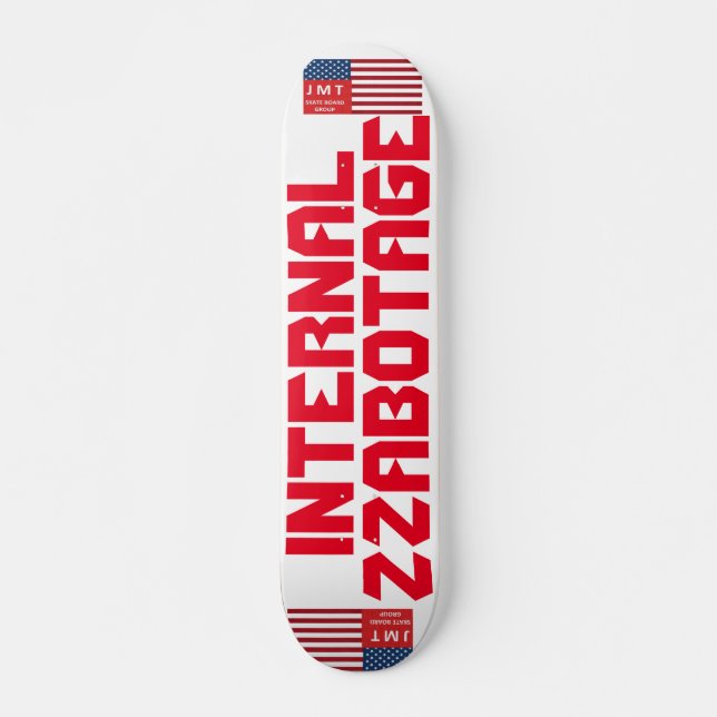 INTERN ELLER ZAZZBOTAGE Skateboard (Framsida)