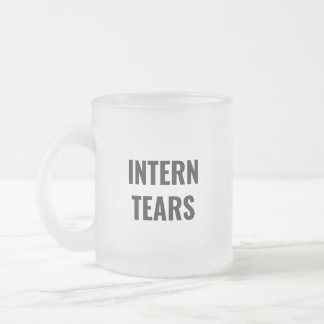Intern tear frostad glasmugg