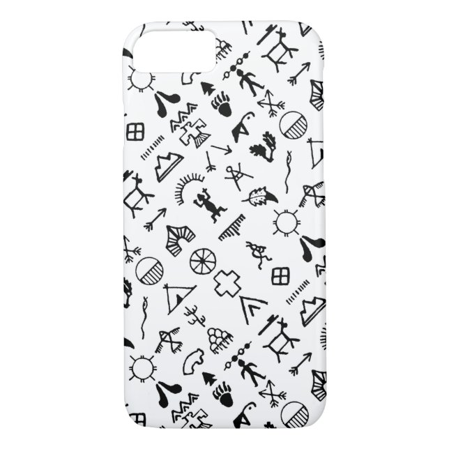 Interna amerikanska Bild-symboler Case-Mate iPhone Skal (Baksida)