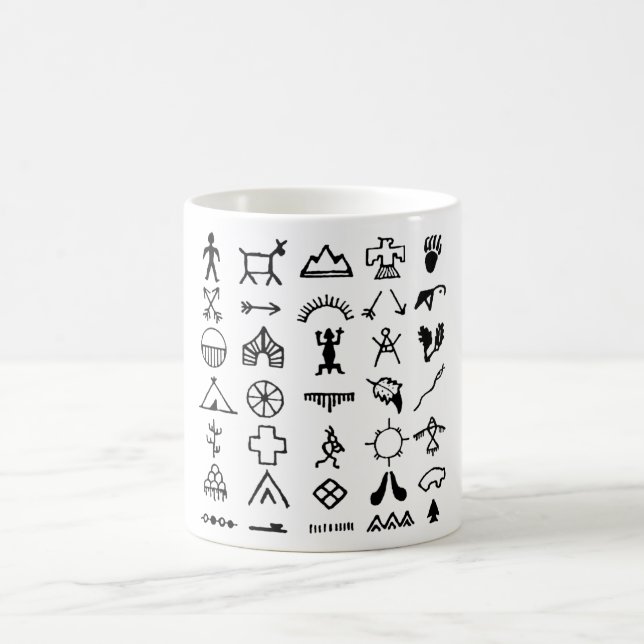 Interna amerikanska Bild-symboler Kaffemugg (Center)