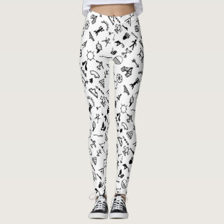 Interna amerikanska Bild-symboler Leggings