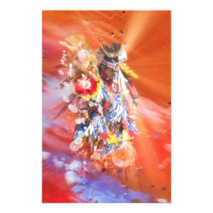 Interna amerikanska DANCING-VARGAR Fototryck