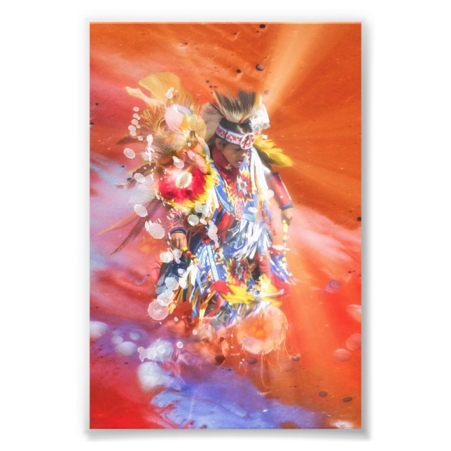 Interna amerikanska DANCING-VARGAR Fototryck (Framsidan)