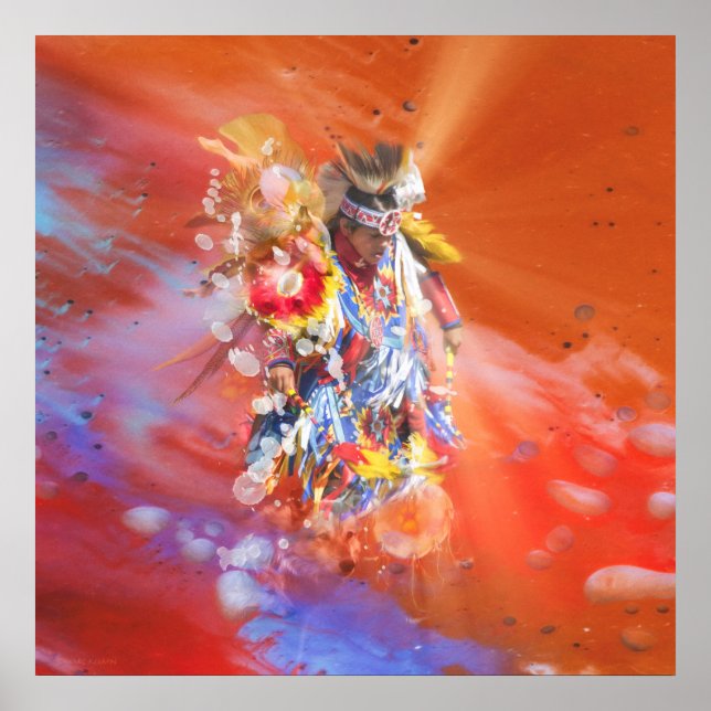 Interna amerikanska DANCING-VARGAR Poster (Framsidan)