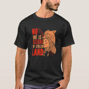Interna amerikanska rötter ingen är olaglig på Sto T Shirt