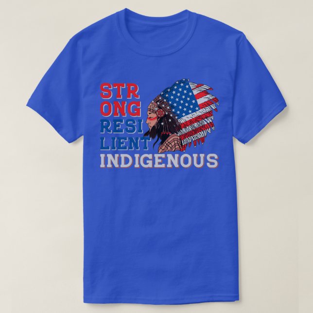 Interna amerikanska starka, inhemska, inhemska t shirt (Design framsida)