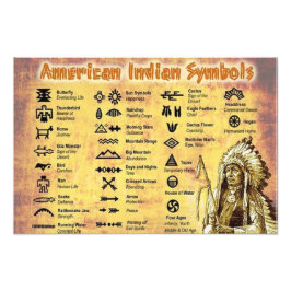 Interna amerikanska symboler fototryck