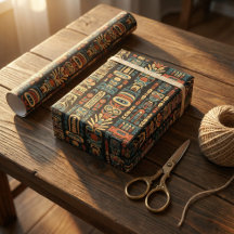 Interna amerikanska totem-poler och fjädrar-design