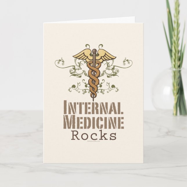 Interna Sten Caduceus Greeting Card Kort (Framsida)