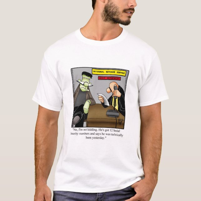 Internal Revenue Service Humor T-Shirt (Framsida)