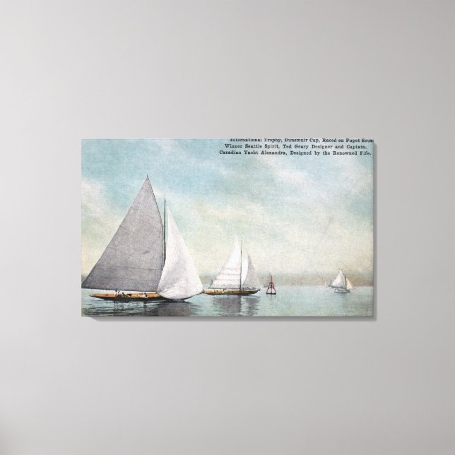 Internat Trophy Dunsmuir Kopp Winner Canvastryck (Framsida)