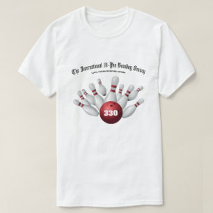 International 10-Pin Bowling Society 330-spel T Shirt