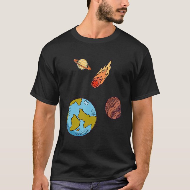 International Asteroid Day  Asteroid Day T Shirt (Framsida)