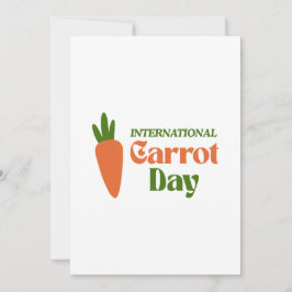 International Carrot Day Julkort