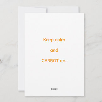 International Carrot Day Julkort