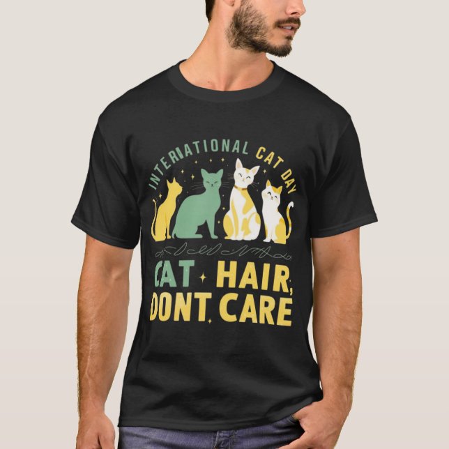International cats day  t shirt (Framsida)