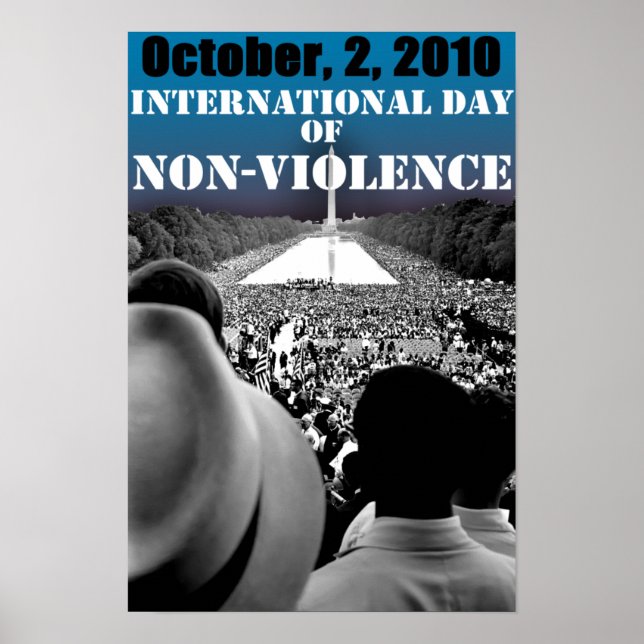INTERNATIONAL DAY OF NON-VIOLENCE POSTER (Framsidan)